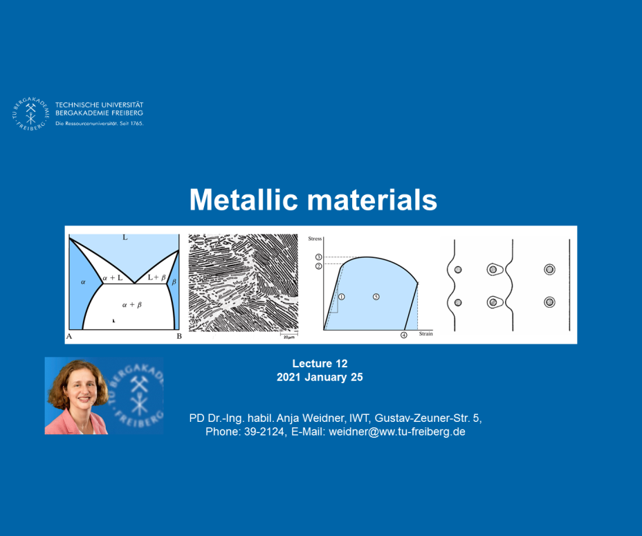 Metallic Materials - Lecture 12