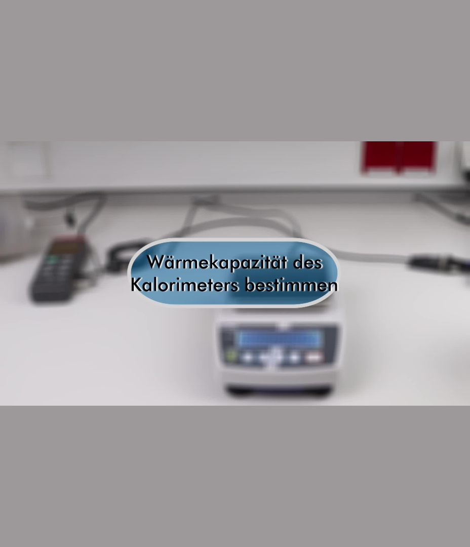 W1 - Bestimmung der spezifischen Wärmekapazität eines Kalorimeters 