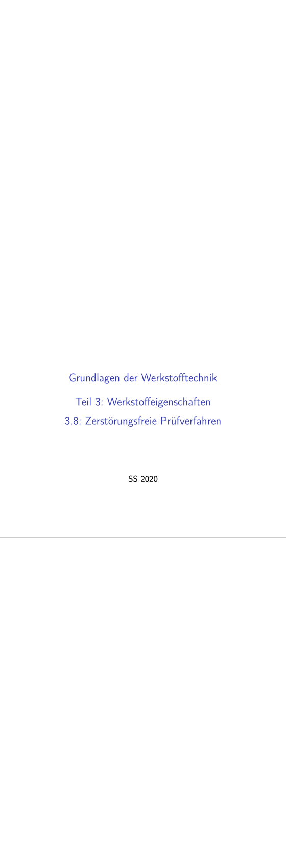 3.8 - Grundlagen der Werkstofftechnik