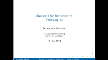 thumbnail of medium Statistik 1: Vorlesung 13 Clip 1 Einführung Konfidenzintervalle