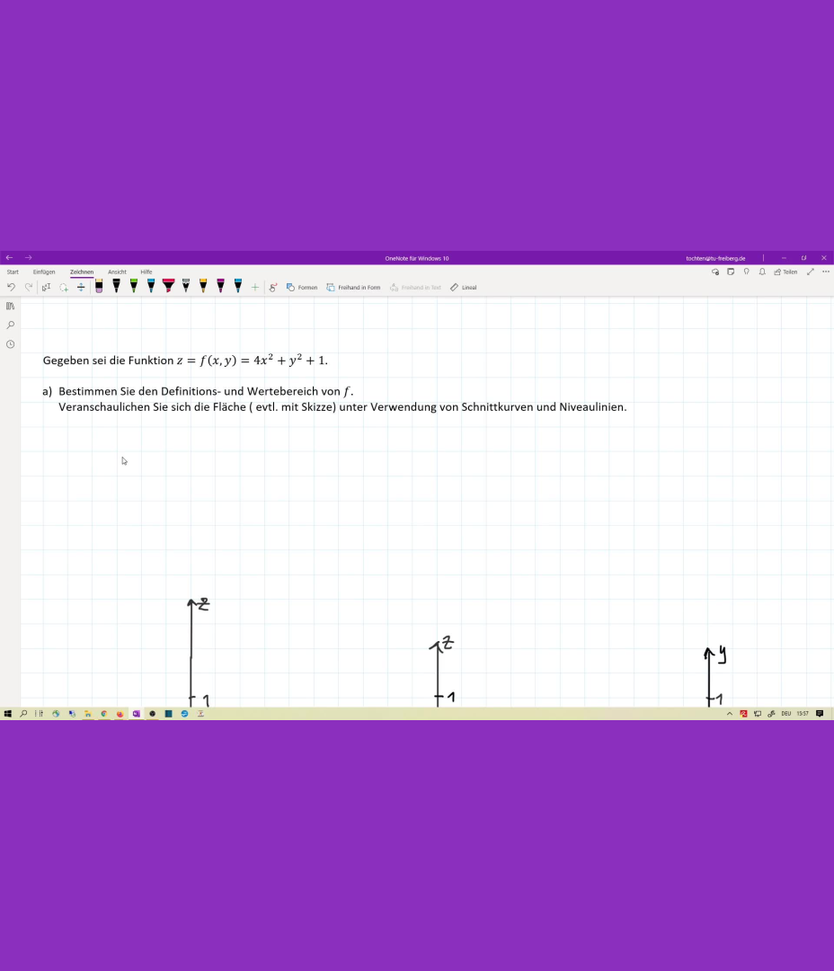 Mathe-Mediathek  : DB, WB, geometrische Veranschaulichung von f(x,y)