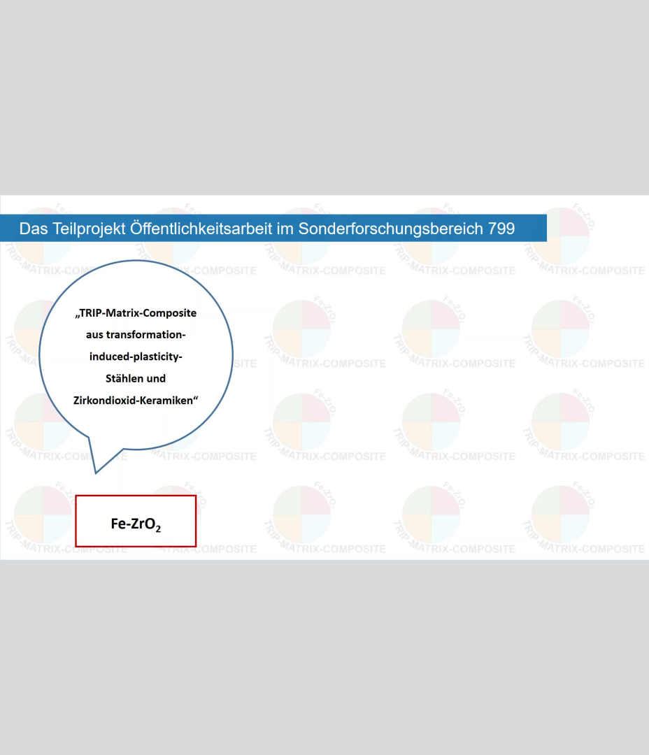 SFB 799 - Videoclip zum TP Öffentlichkeitsarbeit
