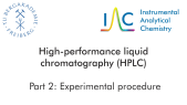 thumbnail of medium HPLC - Part 2: Experimental procedure