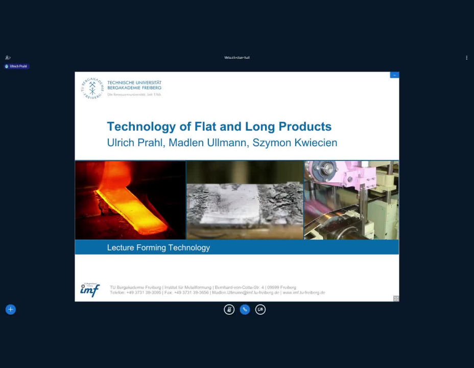 Technology of Long and Flat Products 22.10.20