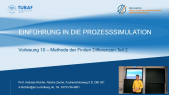 thumbnail of medium Vorlesung 10 - Einführung in die Prozesssimulation