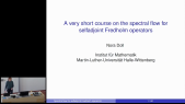 thumbnail of medium Lecture 1 Spectral flow for selfadjoint Fredholm operators