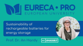 thumbnail of medium Lecture by Prof. An Tiny Maria Hardy: Sustainability of Rechargeable Batteries for Energy Storage