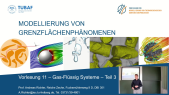 thumbnail of medium Vorlesung 11 - Modellierung von Grenzflächenphänomenen