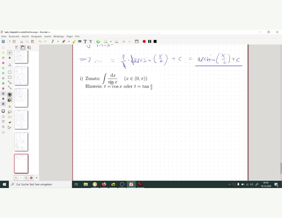 (H)Ming 1 - Integration - Zusatz: Aufgabe 14.1.i