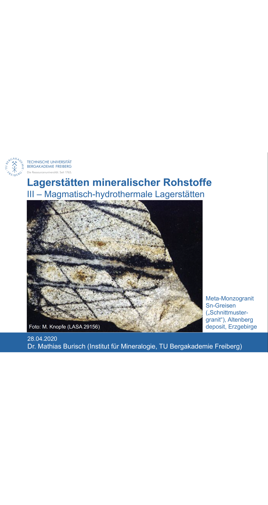 ELfMR - Einführung in die Lagerstätten fester mineralischer Rohstoffe_04_mag-hydrothermal