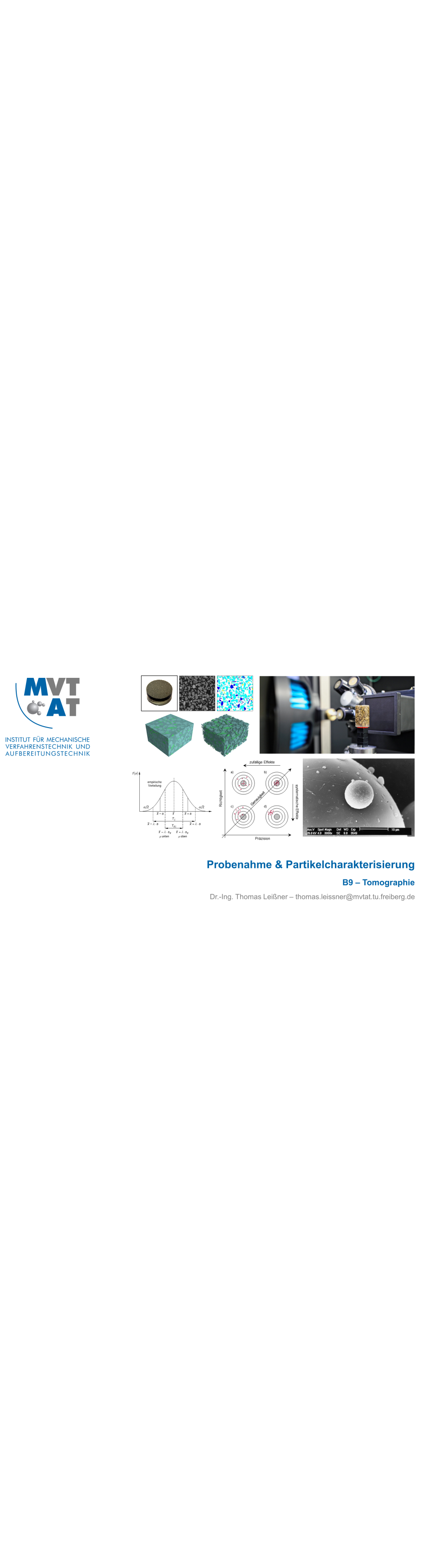 Probenahme & Partikelcharakterisierung - B9 - Tomographie