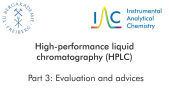 thumbnail of medium HPLC - Part 3: Evaluation and advices