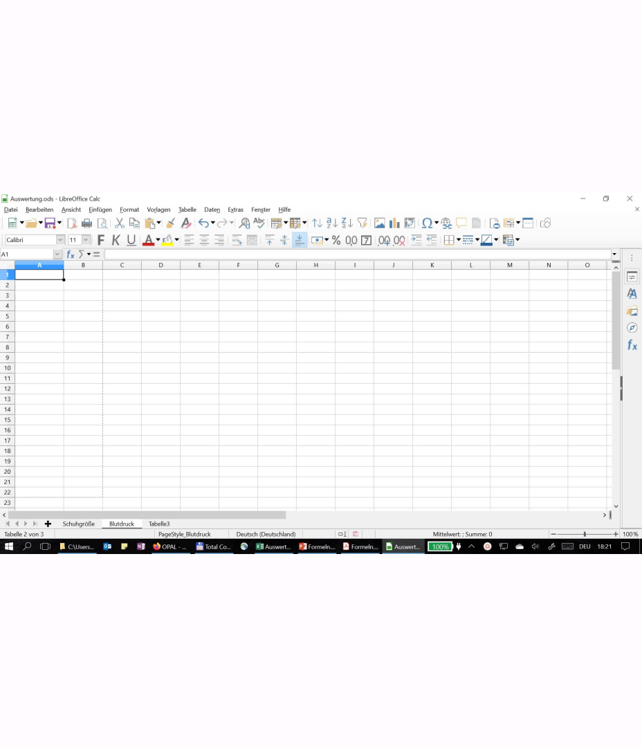 Physikalisches Praktikum: Auswertungen mit LibreOffice