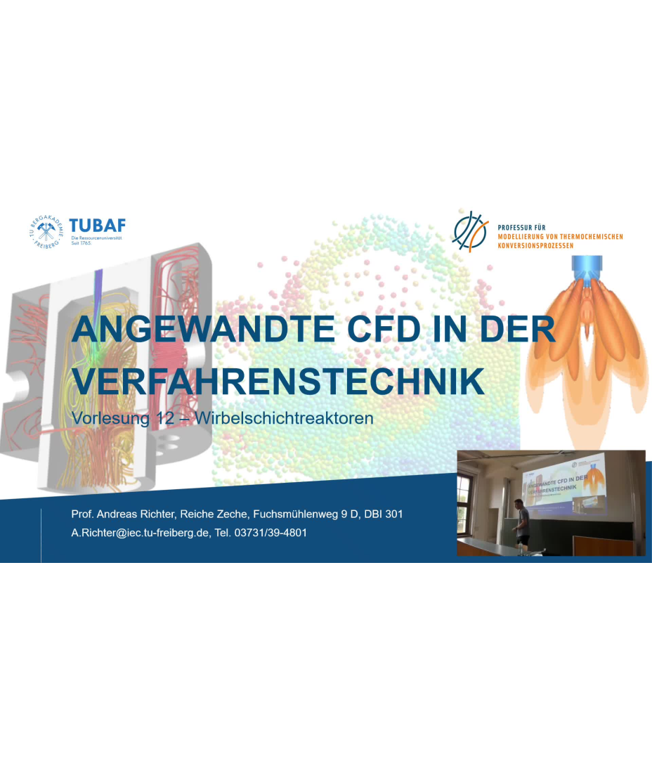 Vorlesung 12 - Angewandte CFD in der Verfahrenstechnik