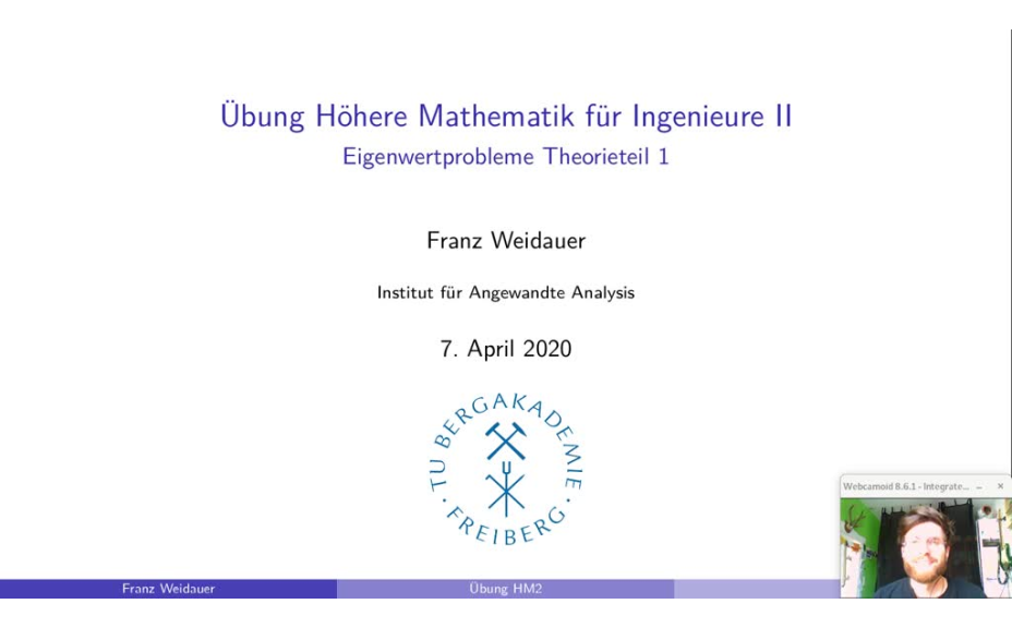 Übung HM2 - Eigenwerte - Theorieteil 1