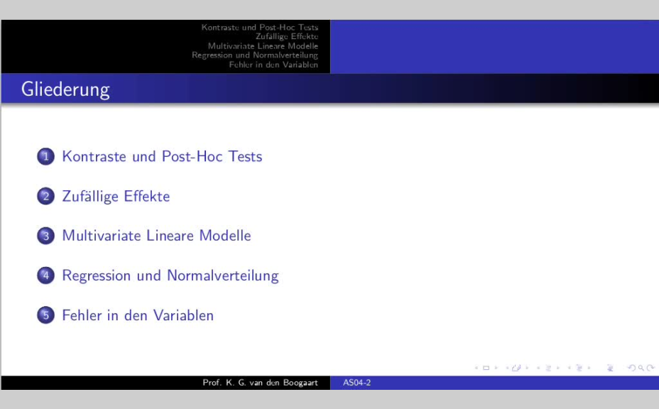 SS2020 Angewandte Statistik II Vorlesung 3 Fortgeschrittene Linearen Modelle